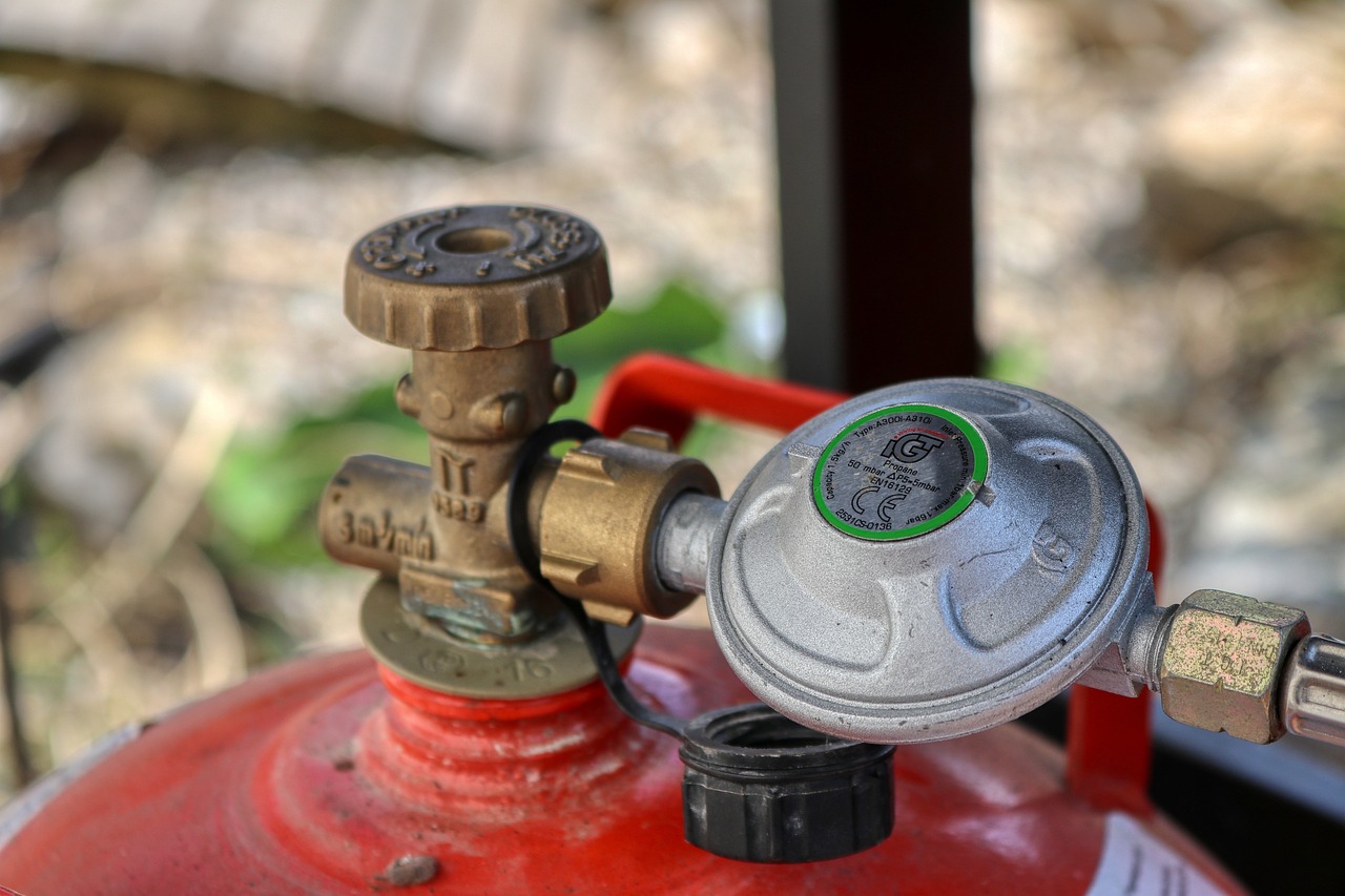 test de la fuite de gaz